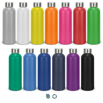 Recycled Coloured Aluminium Bottle
