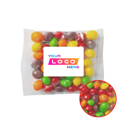 Assorted Colour Coated Skittles 50g Cello Bag