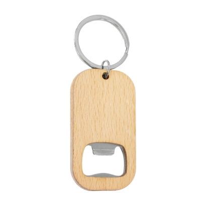 Natural Bamboo Bottle Keychain Opener