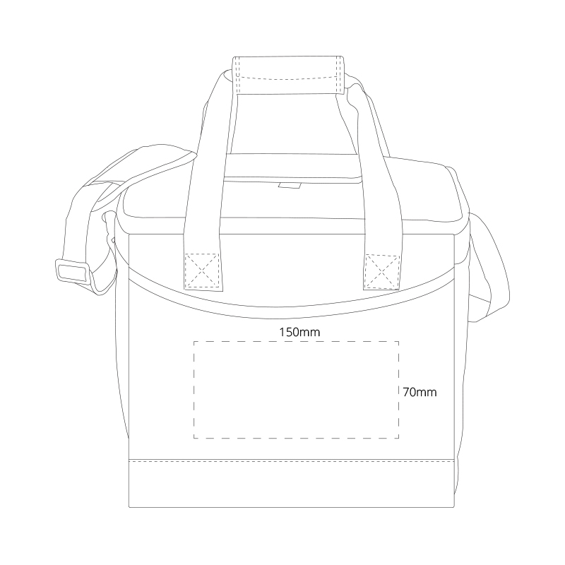 Darani 36 Can Cooler In Repreve Recycled Material 25L - Image 2