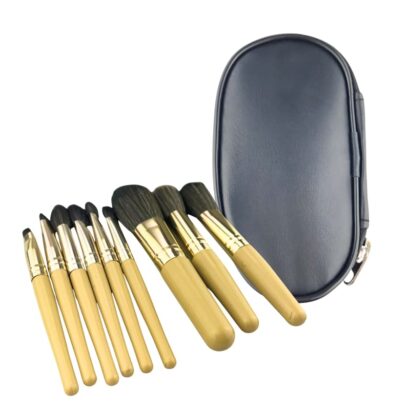 9 Piece Travel Makeup Brush Set