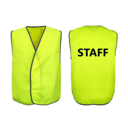 Hi Vis Staff Safety Vest