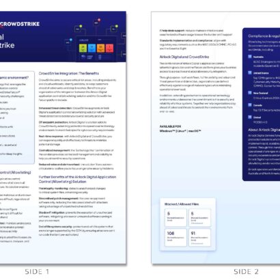 Crowdstrike A4 Brochures