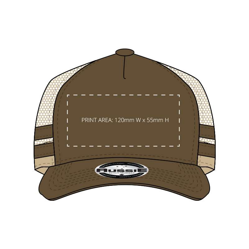 Structured 5-Panel Stripe Snapback Cap - Image 2