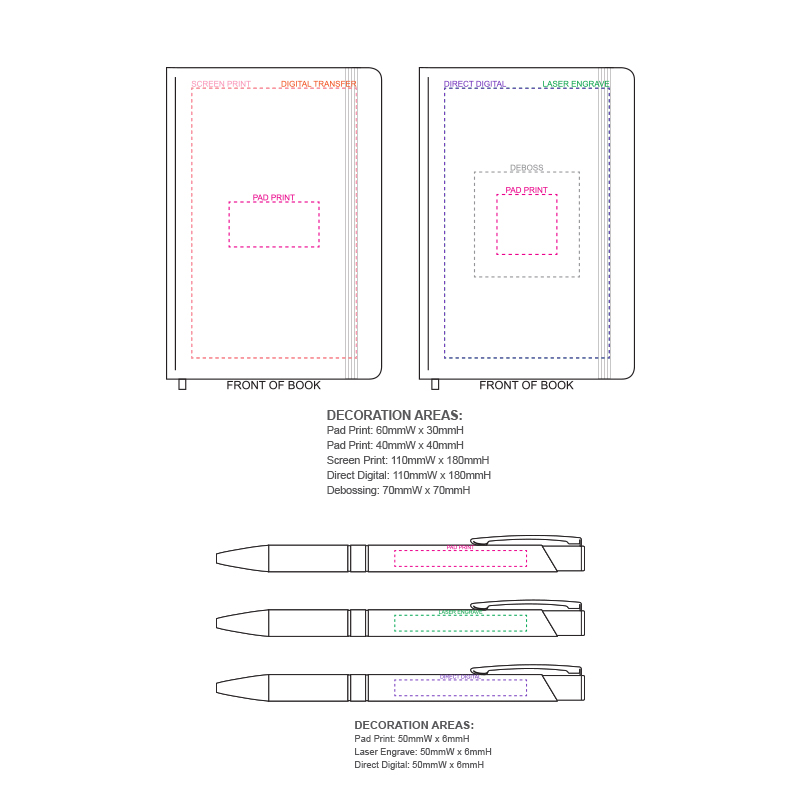 Professional Writing Set with Pen - Image 2
