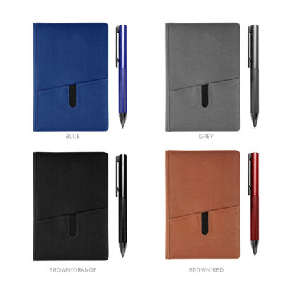 Classic Hardcover Notebook & Pen Combo