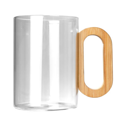 450mL Clear Glass Mugs