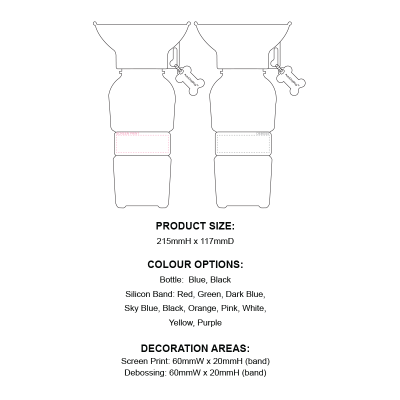 590mL Portable Pet Hydration Mug - Image 2