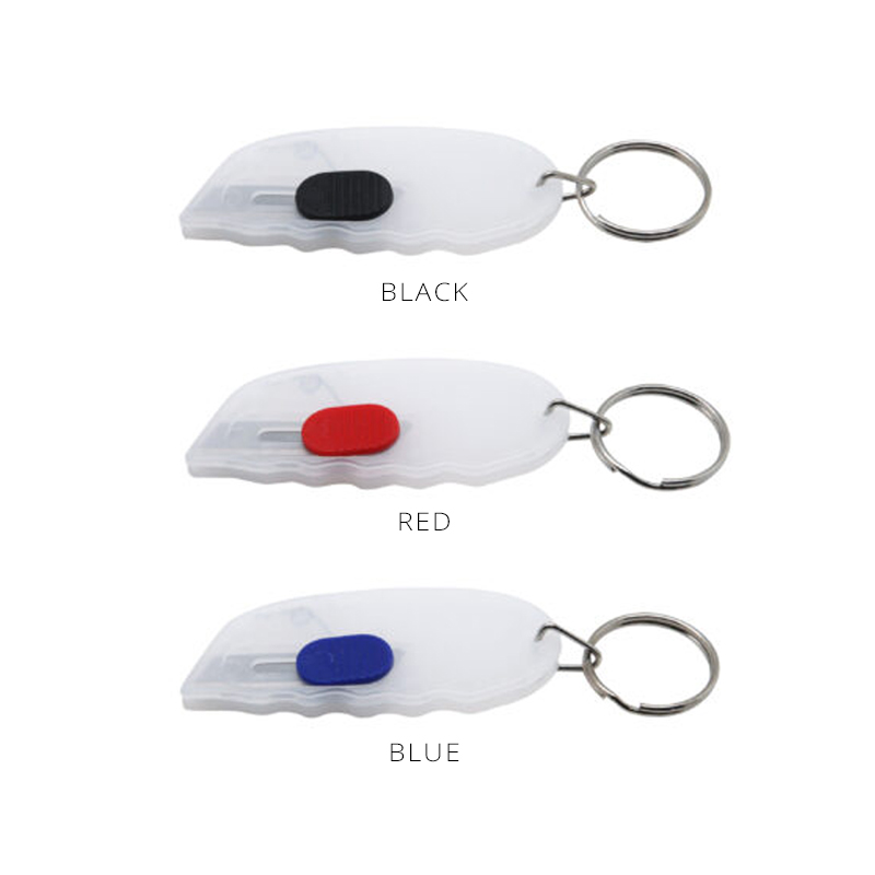 Mini Retractable Metal Cutter with Keyring