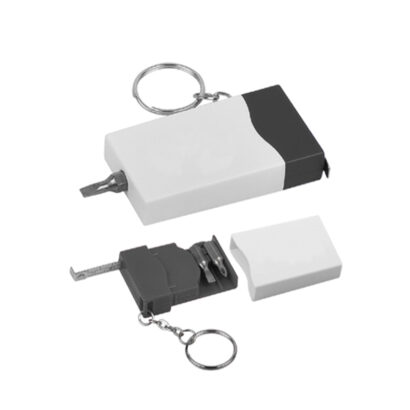 Pocket Tool Key Ring with Tape Measure