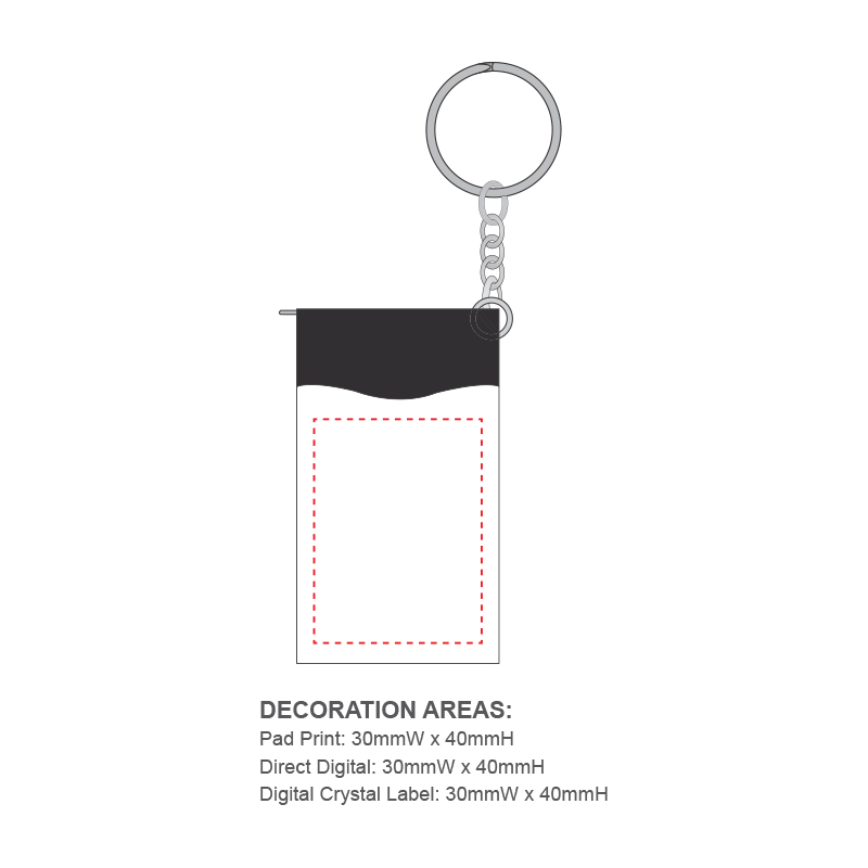 Pocket Tool Key Ring with Tape Measure - Image 2