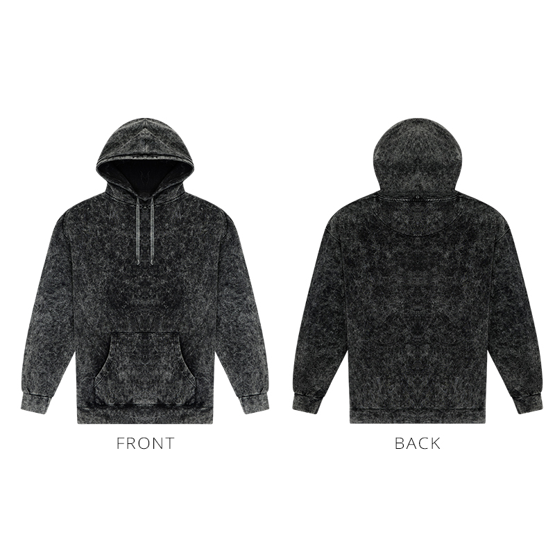 Vintage Washed Cotton Blend Hoodies
