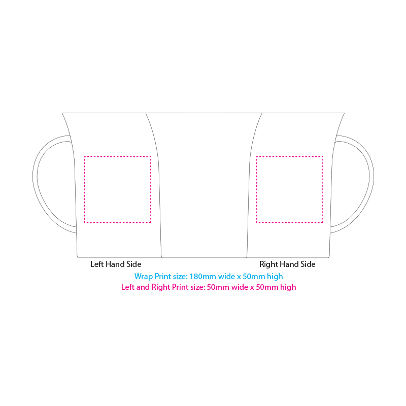 Cashmere White China Mugs - Image 3