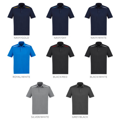 Men’s Breathable Contrast Polo