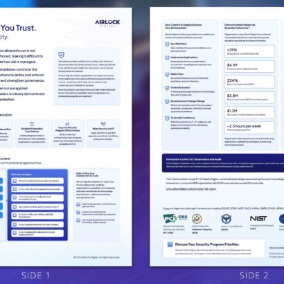 Airlock Digital A4 Executive Datasheet