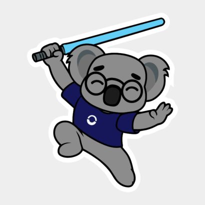 Airlock Digital Jedi Koala Sticker