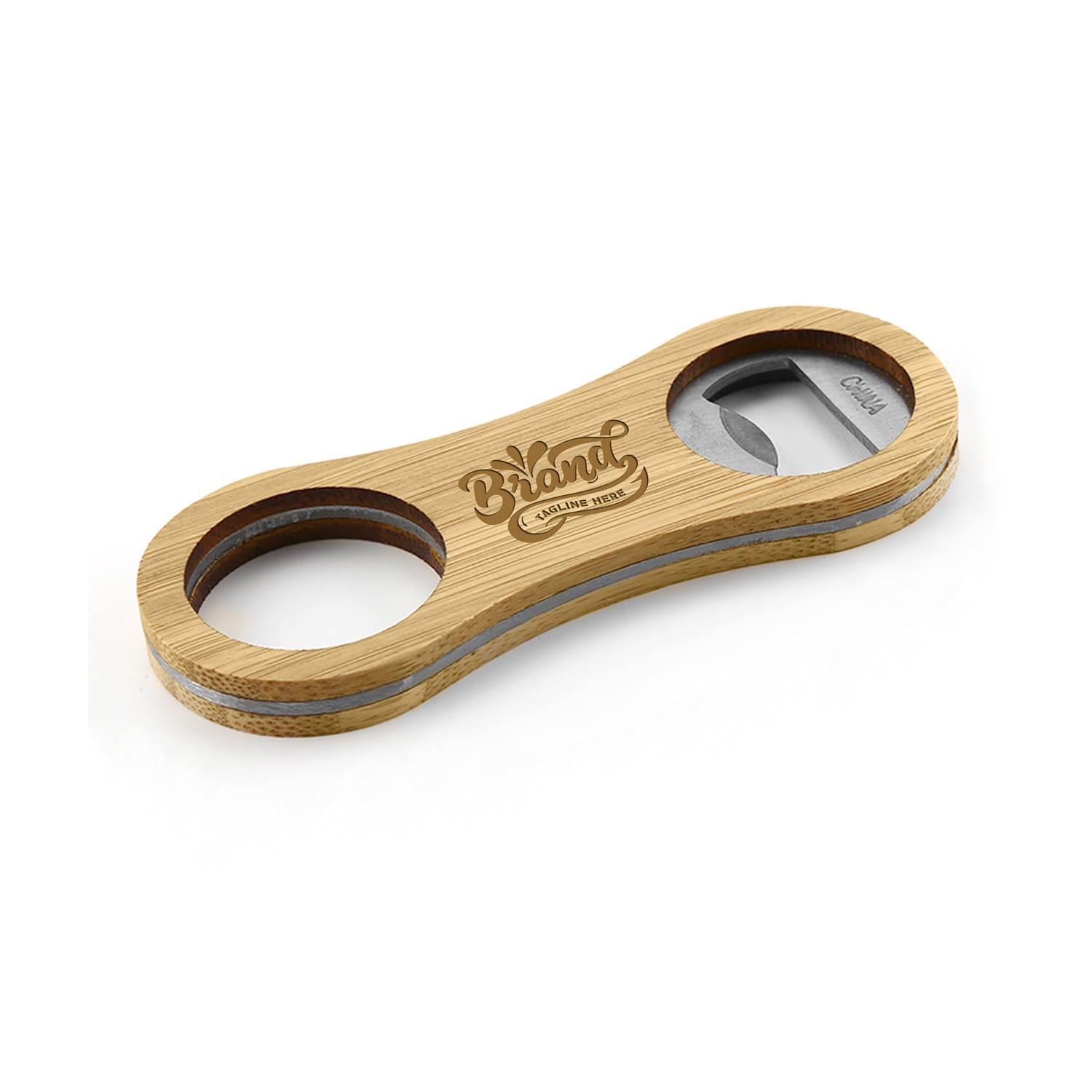 NaturaCraft Bamboo Opener Keyrings - Image 2