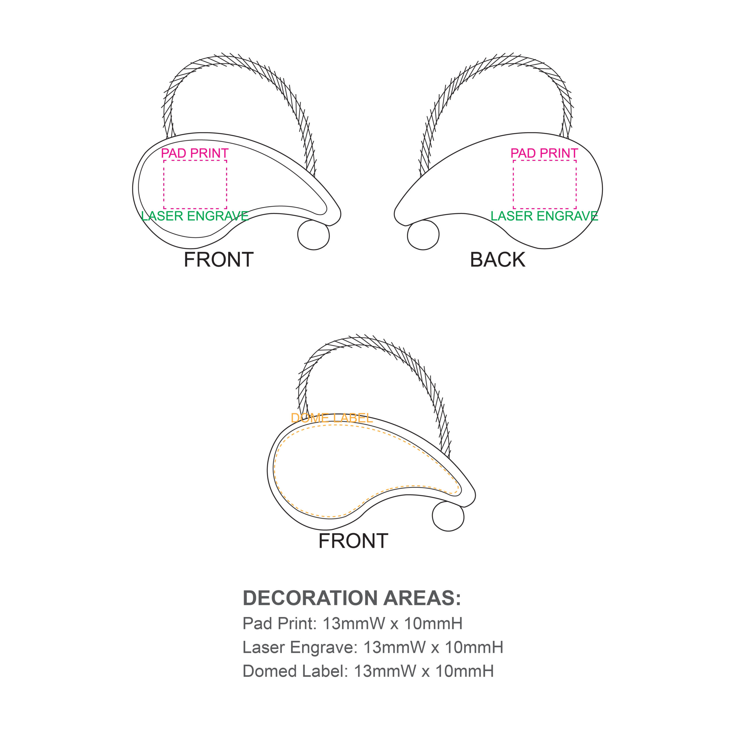Chrome Droplet Clasp Chains - Image 2