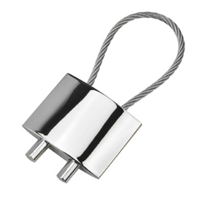 Metal Cable Loop Keychains