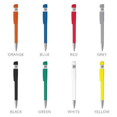 Discreet Metal Pen with USB Drive
