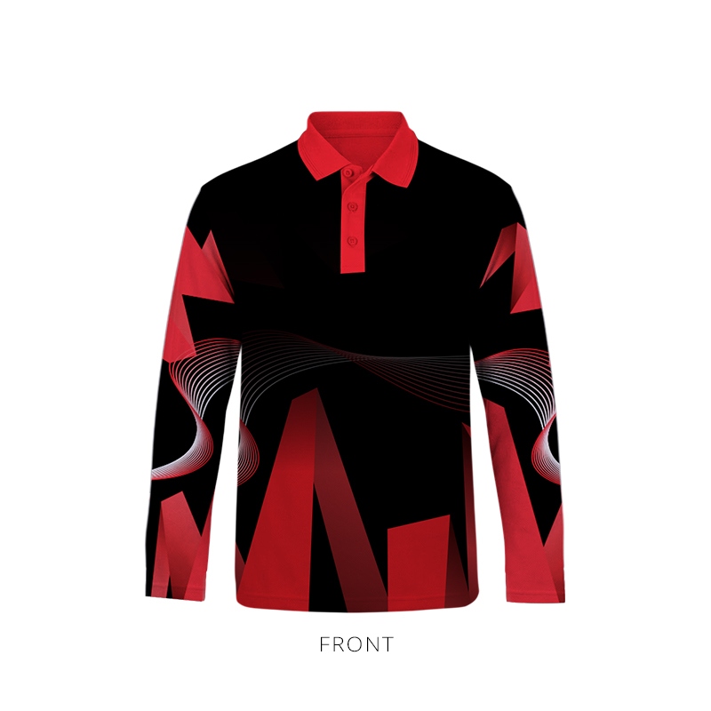 Long Sleeve Custom Made Long Sleeve Polo - Image 2