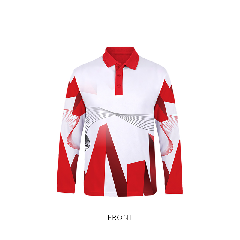 Kids Custom Made Long Sleeve Polos - Image 2