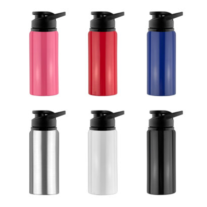 Shiny Aluminum Sports Bottles