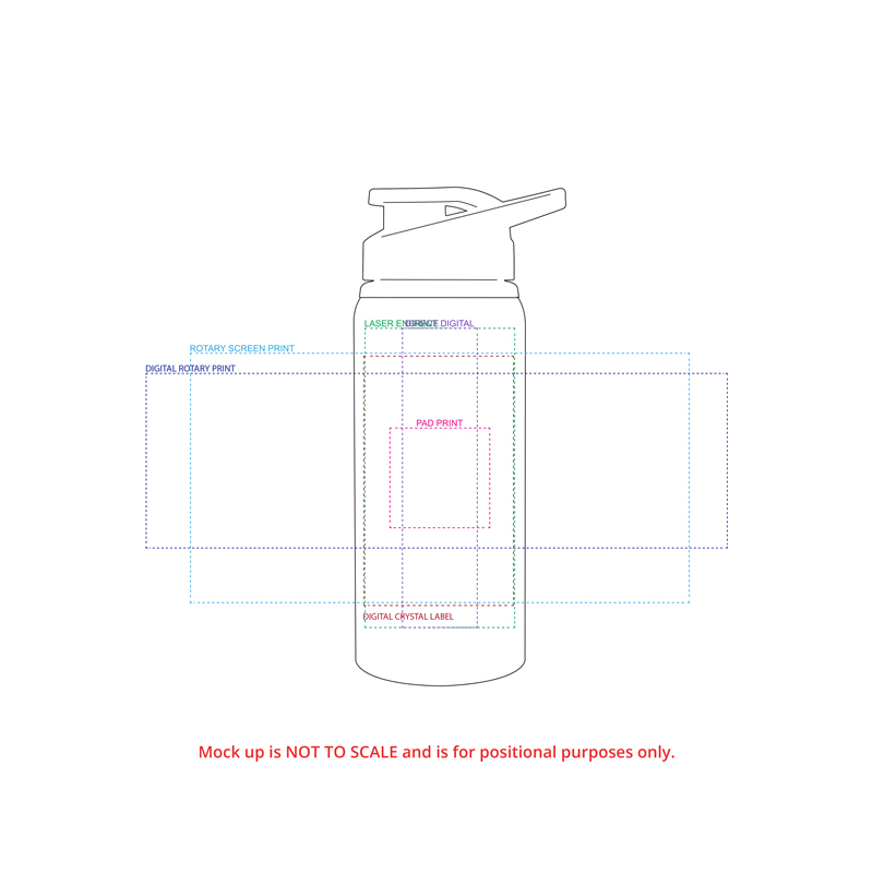 Shiny Aluminum Sports Bottles - Image 3