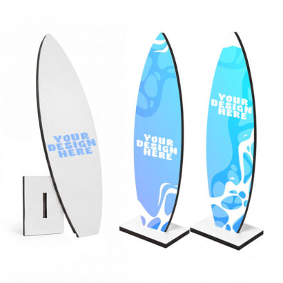 Wooden Surfboard Display Stand