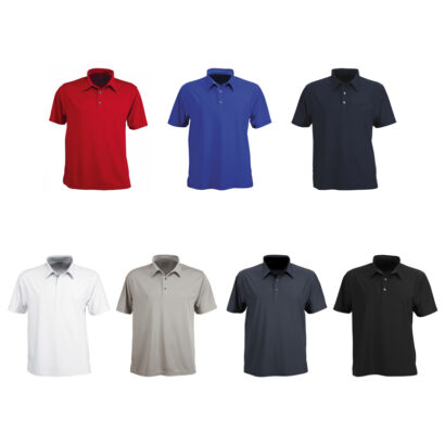 Breathable Fine Knit Men's Polo