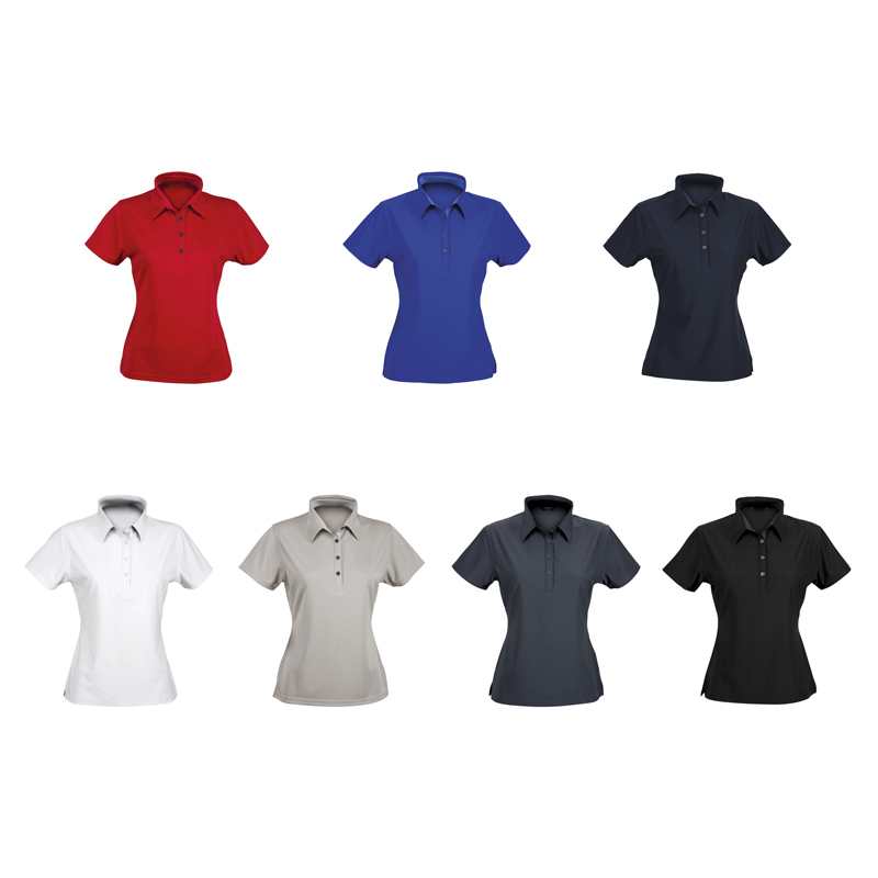 Breathable Fine Knit Women's Polo