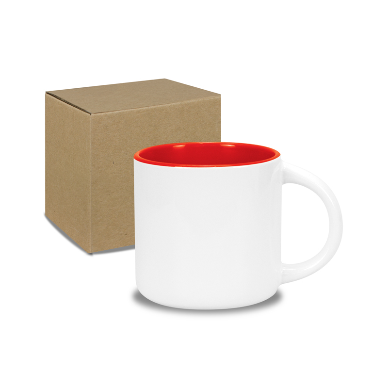 355ml Ceramic Two Tone Coffee Mugs - Image 2