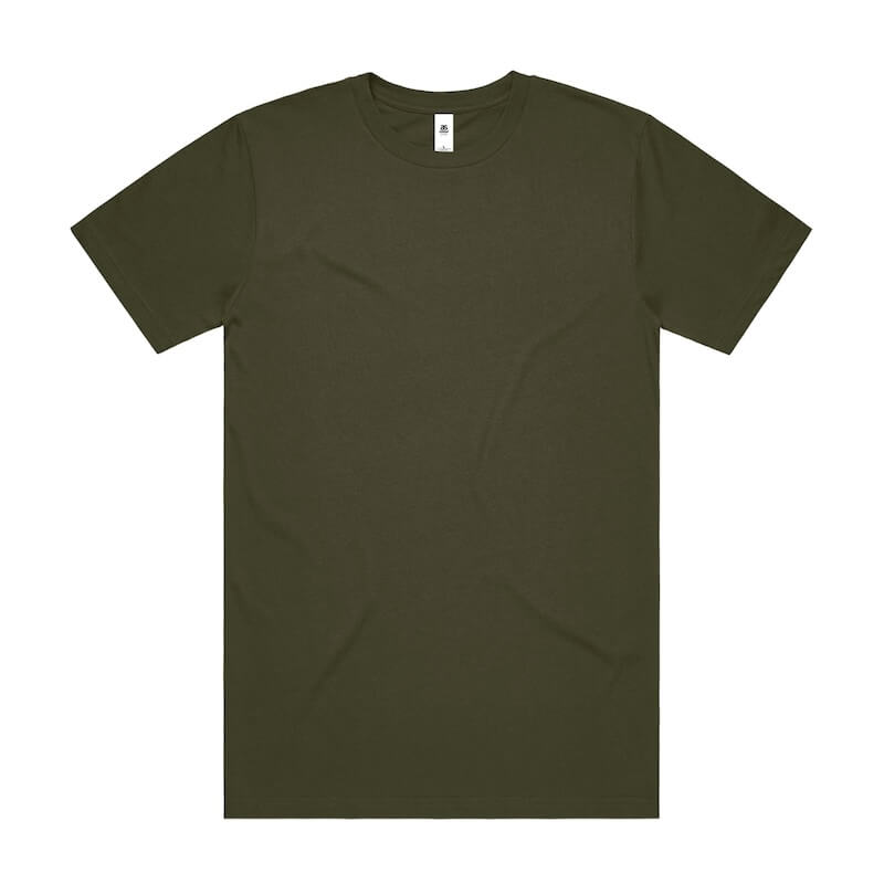 Custom AS Colour Block Tubular Tee - Mid-Weight Cotton - Image 2